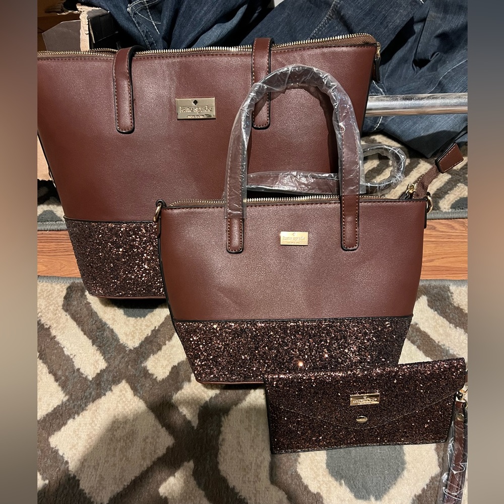 Kate Spade 3 piece purse set